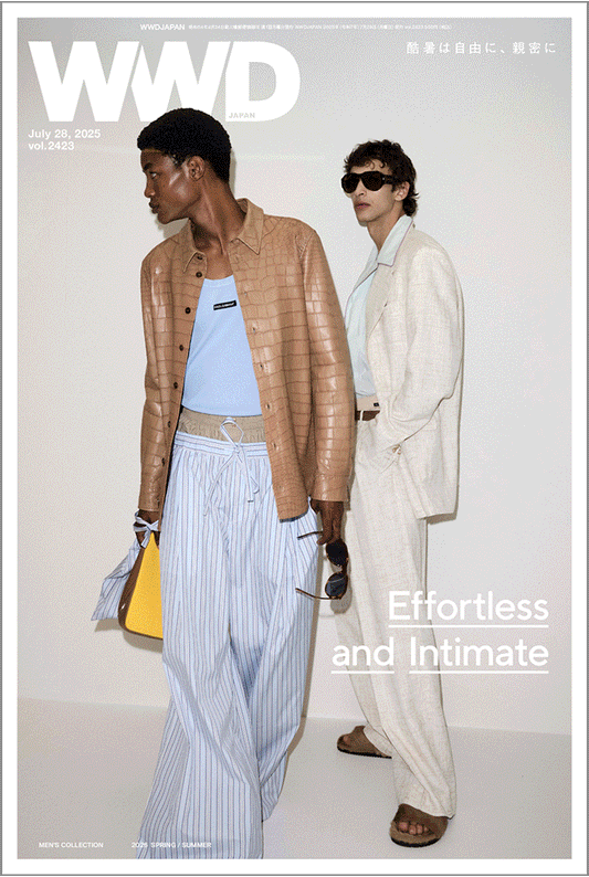 2026年春夏メンズトレンド詳報  酷暑のスタイルはもっと自由に、親密に【WWDJAPAN BEAUTY付録:毎年恒例、2024年版 世界のビューティ企業ランキングTOP100】|WWDJAPAN Vol.2423